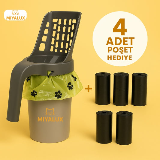 3 ü 1 Arada Akıllı Kedi Kum Temizleyici